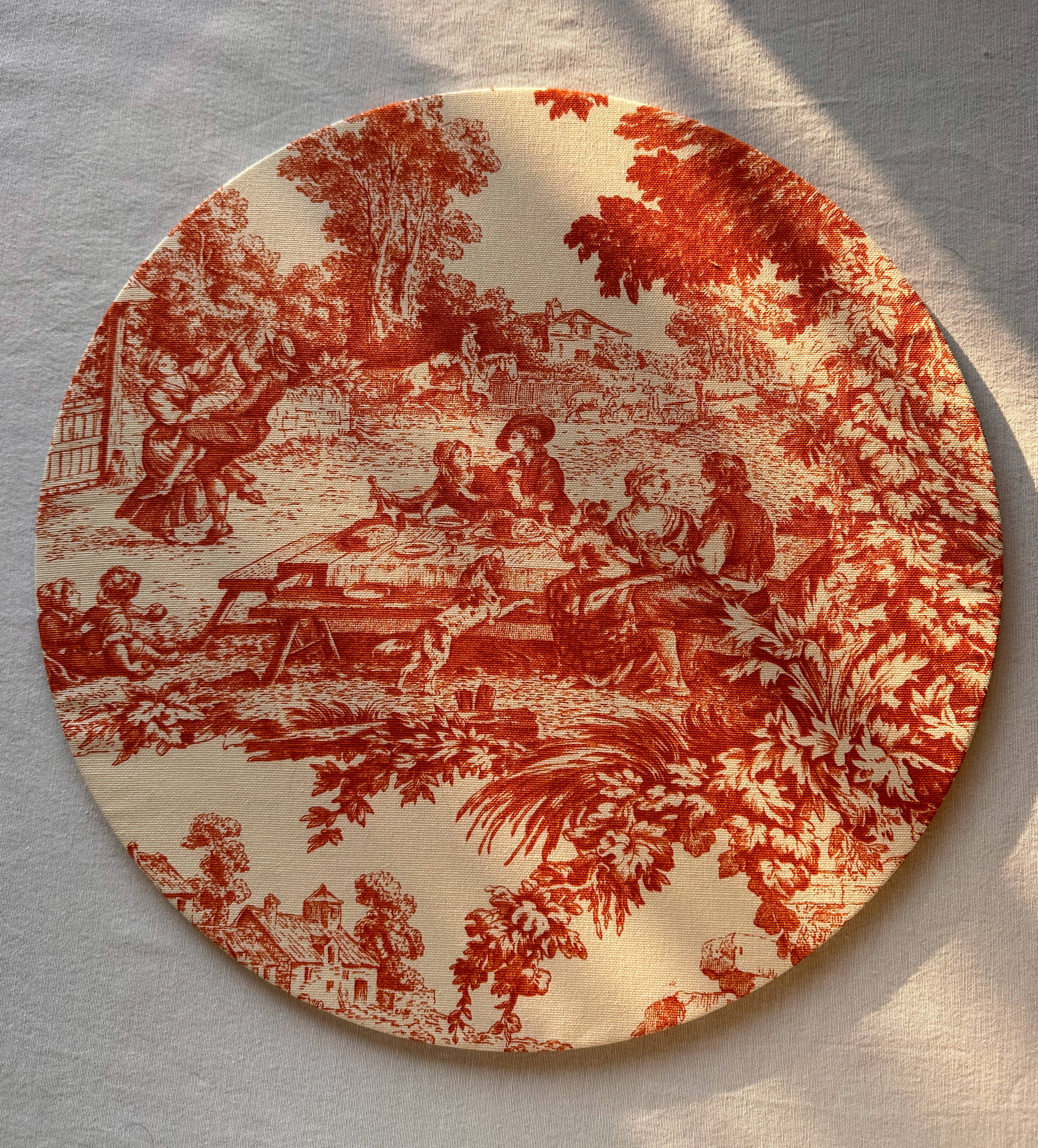 Set de table - Toile de Jouy Orange