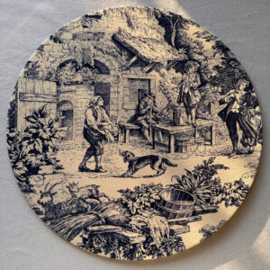 Set de table - Toile de Jouy Bleu