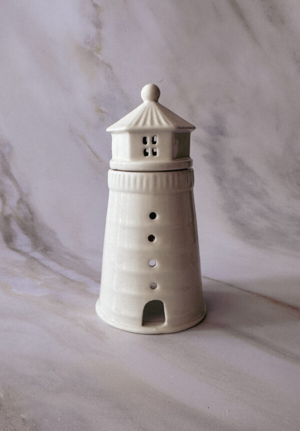 Brûleur à parfum Phare Blanc