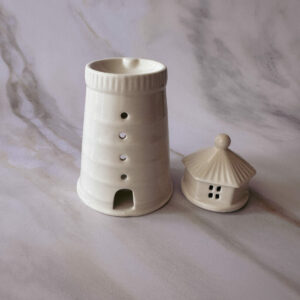 Brûleur à parfum Phare Blanc – Image 2