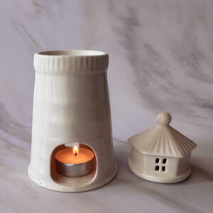 Brûleur à parfum Phare Blanc – Image 3