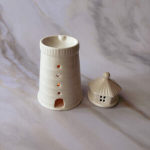 Brûleur à parfum Phare Blanc – Image 4