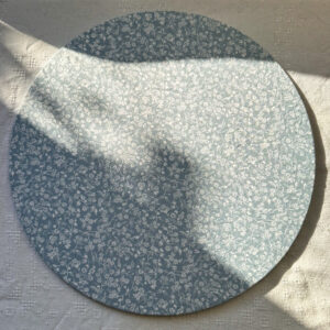 Set de table - Fleuri bleu ciel