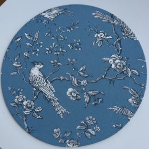 Set de table - Hirondelles & Cerisiers Bleu