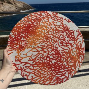 Set de table - Corail Rouge Orangé