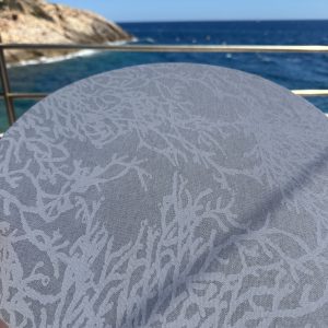 Set de table - Corail Gris Blanc