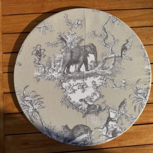 Set de table - Toile de Jouy Éléphant Beige