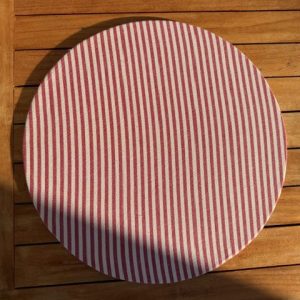 Set de table - Rayé Rouge