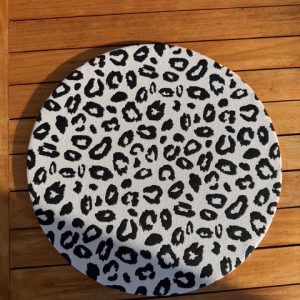 Set de table - Léopard Blanc & Noir