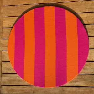Set de table - Rayures Larges Roses & Oranges